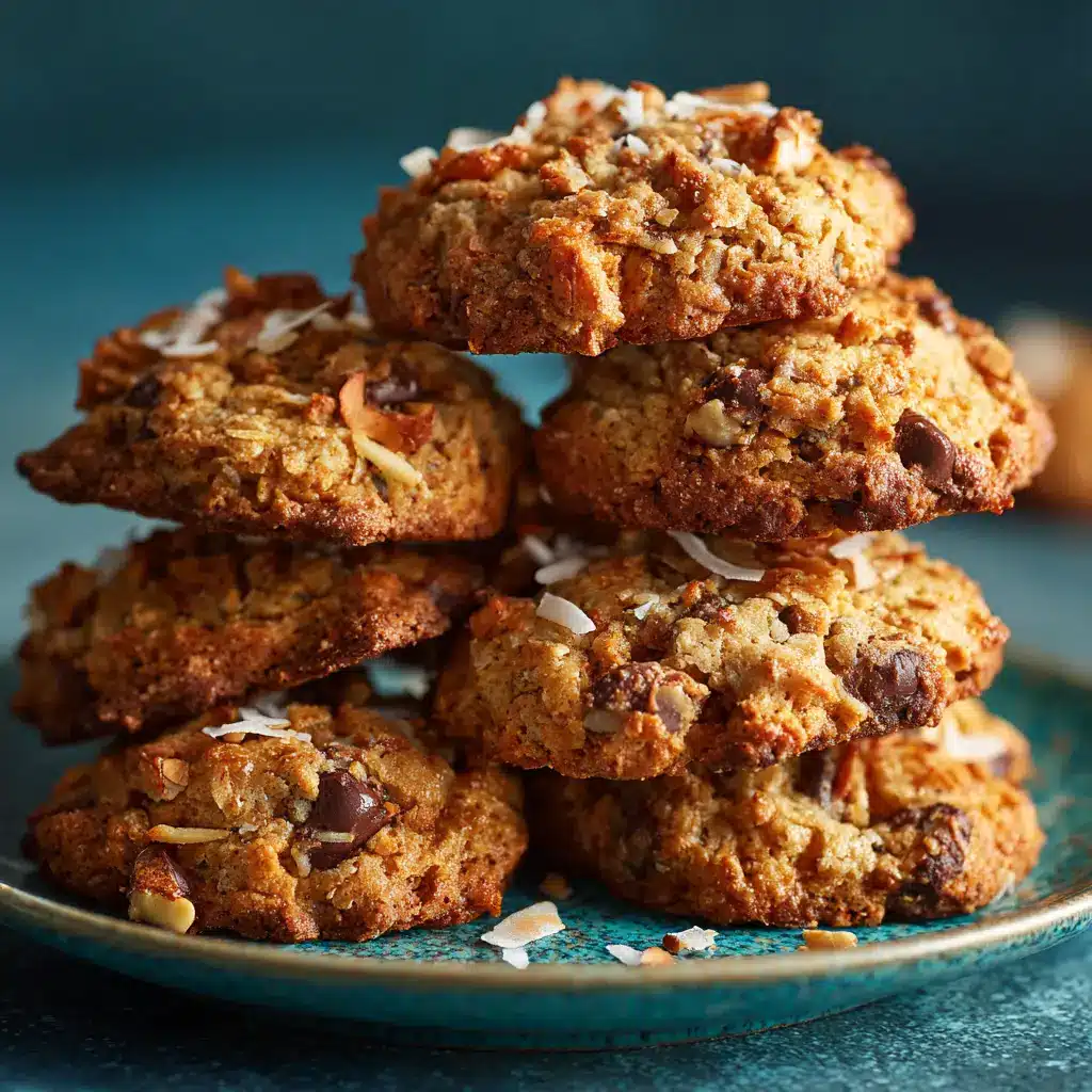 A close-up of a single magic cookie bar being pulled apart, showing the gooey, melted chocolate and stretchy texture. This illustrates the perfect bake.