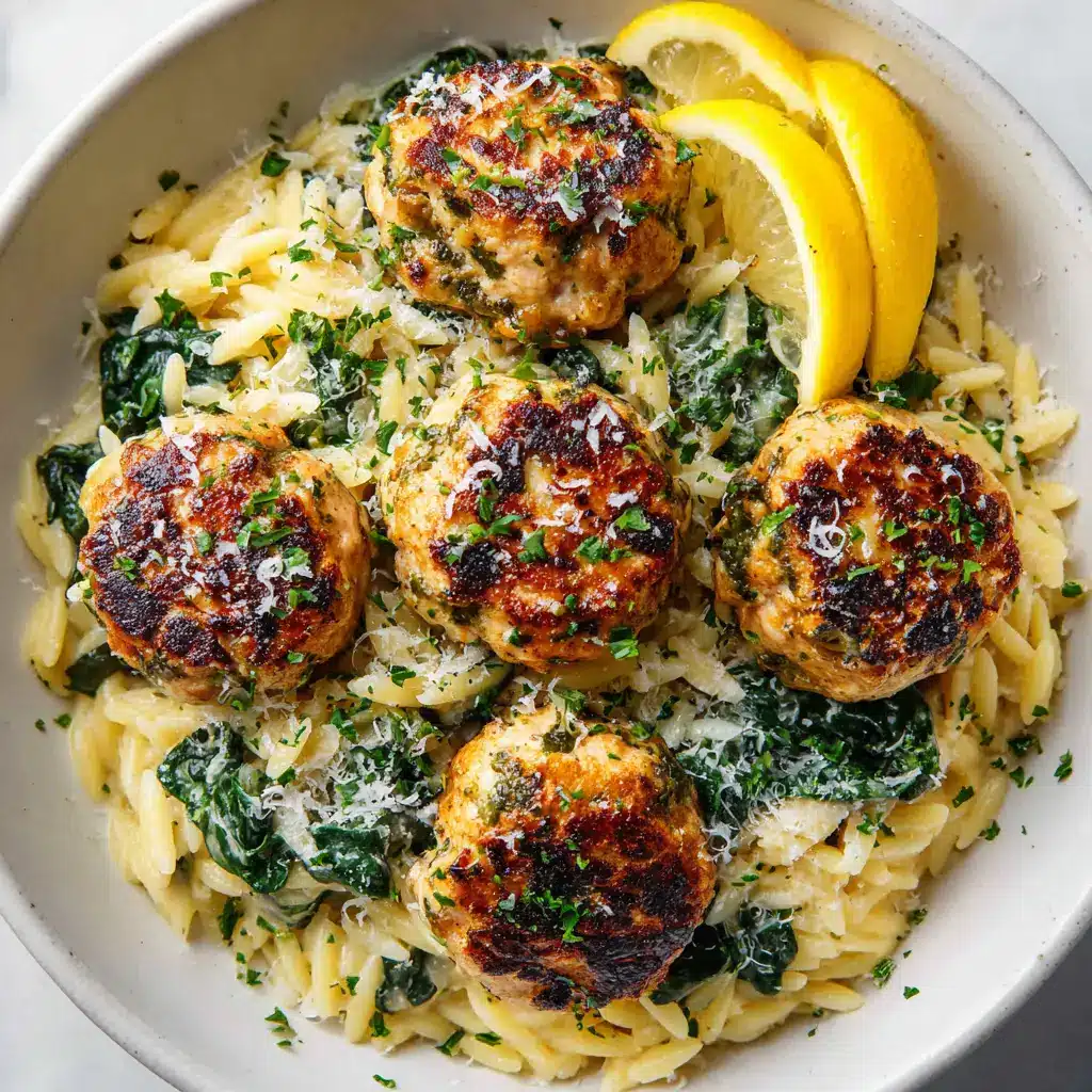 Lemony Chicken Ricotta Meatballs: The Juiciest Recipe 1 The fresh ingredients for the lemony chicken meatballs, including ground chicken, ricotta, a lemon, and herbs, arranged on a clean white surface before mixing.