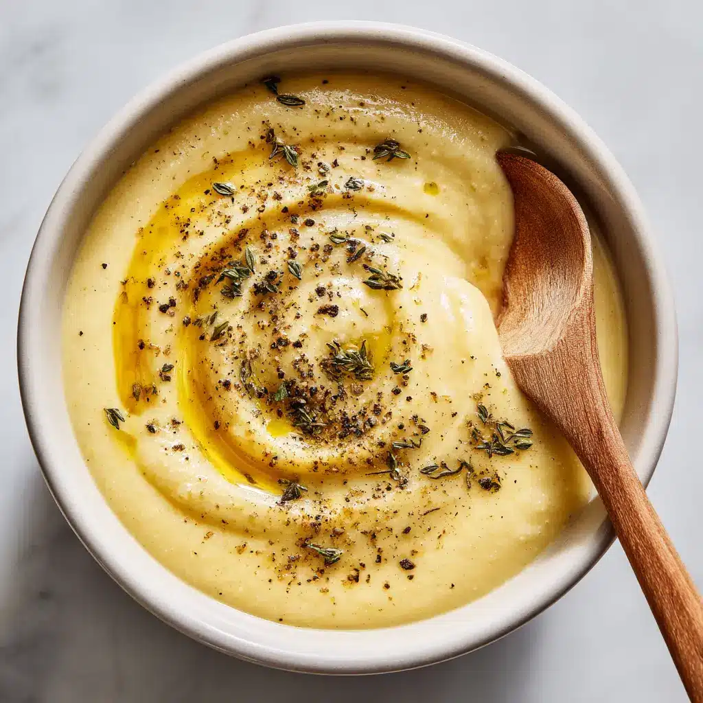 Creamy Potato Leek Soup (The Ultimate Recipe) 2 A top-down view of a white bowl filled with velvety potato leek soup, highlighting its smooth texture and garnished with finely chopped chives.