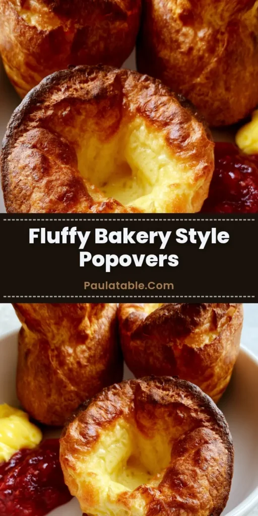Jordan Pond House Popovers: The Secret to Acadia’s Sky-High Golden Crust 3 Three tall, golden-brown Jordan Pond House Popovers in a white ceramic bowl with a side of salted butter and strawberry jam.