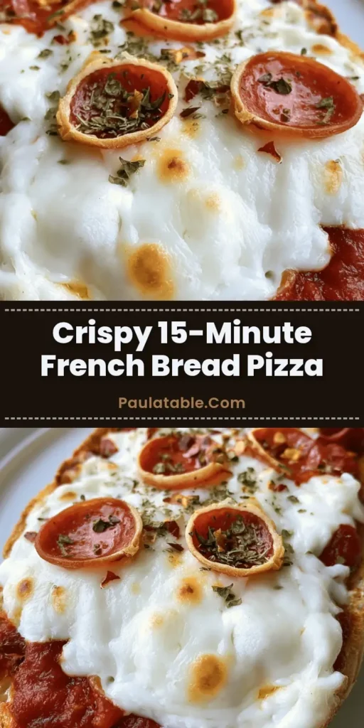 A long French Bread Pizza on a white plate with bubbly mozzarella and crispy pepperoni.