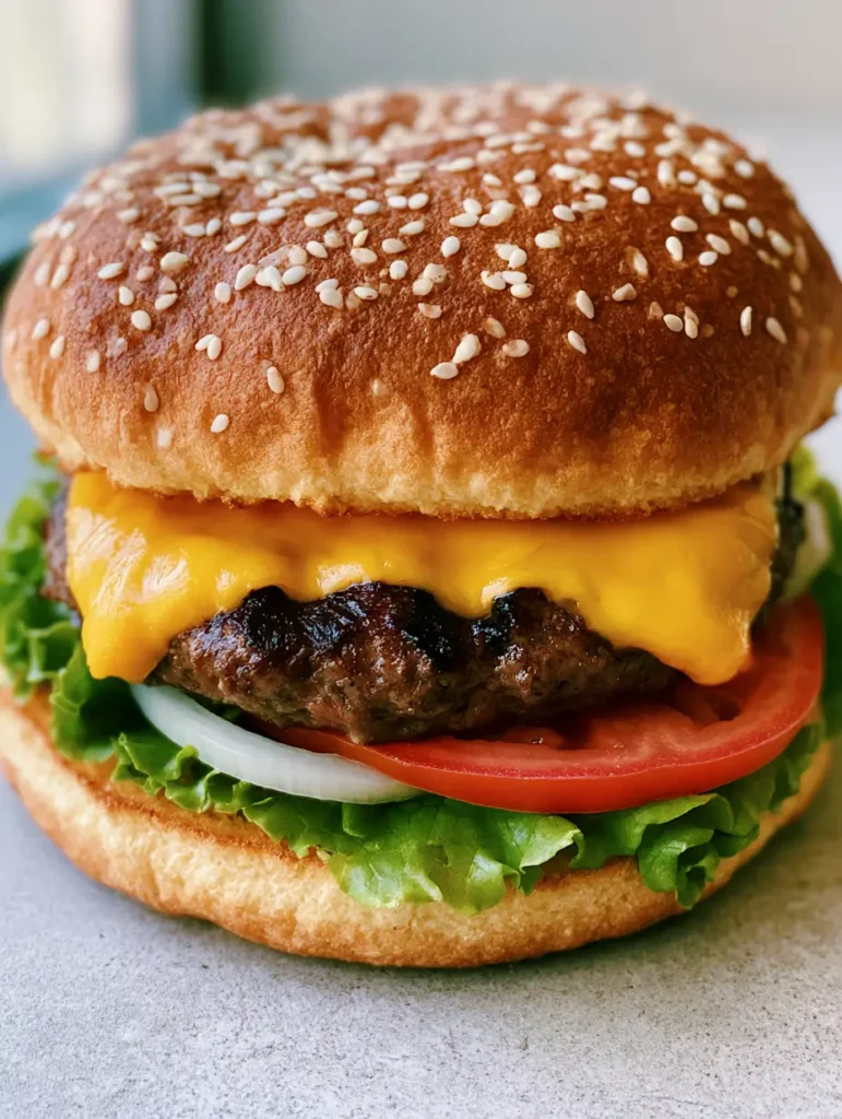A close-up handheld shot of a single Keto Burger Bun showing the bread-like texture and golden crust.