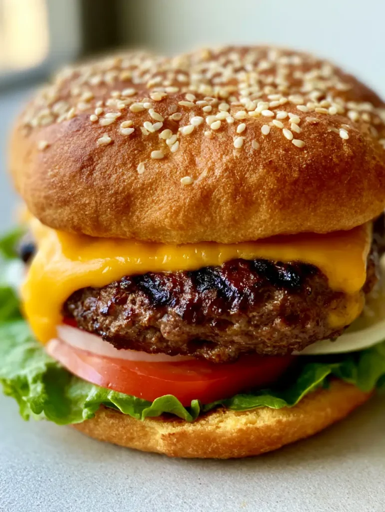 A Keto Burger Bun topped with white sesame seeds on a neutral gray background.